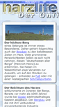 Mobile Screenshot of harzlife.de